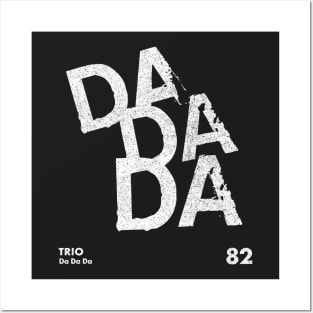 Trio / DA DA DA / Minimalist Graphic Artwork Posters and Art